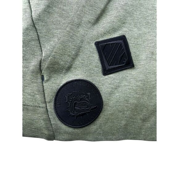 Nike Tech Small olive green Fleece Crewneck Black Rose sweatshirt unique - Picture 5 of 10